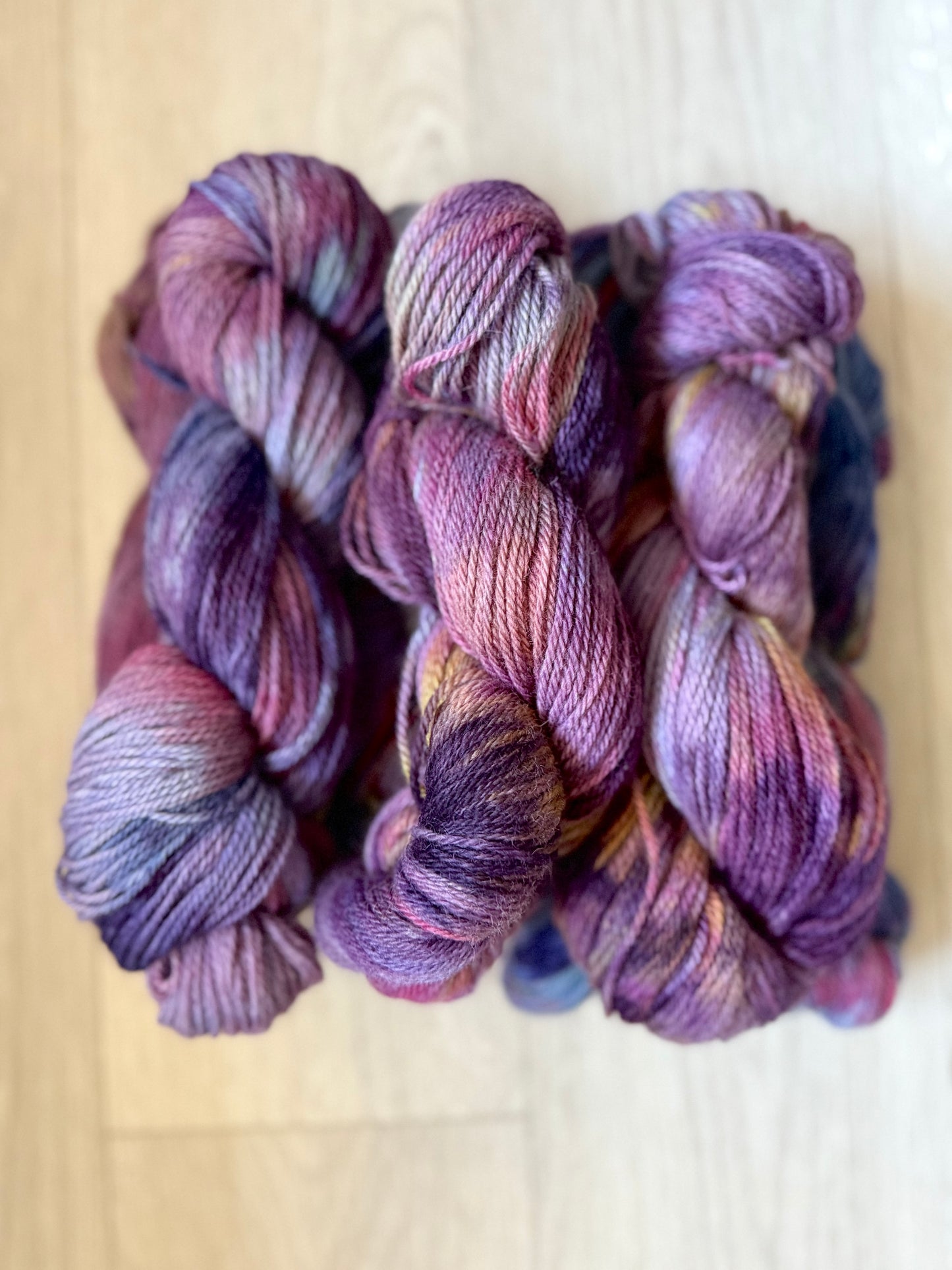 Iris Bloom- Amethyst DK Kent Romney