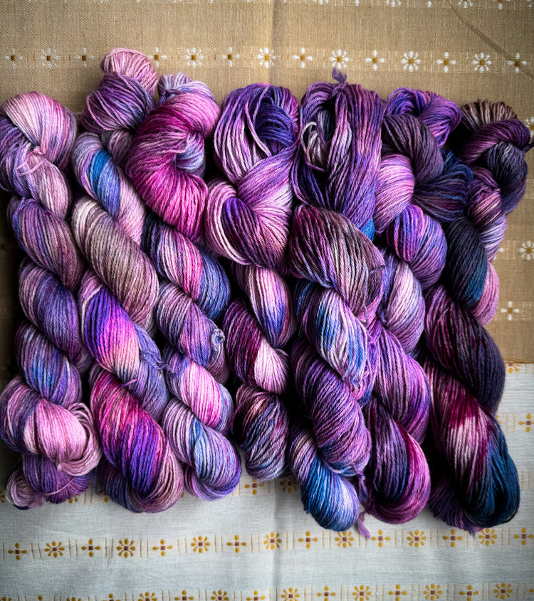 4ply Sock Yarn | Hand-Dyed Yarn | Moonflower