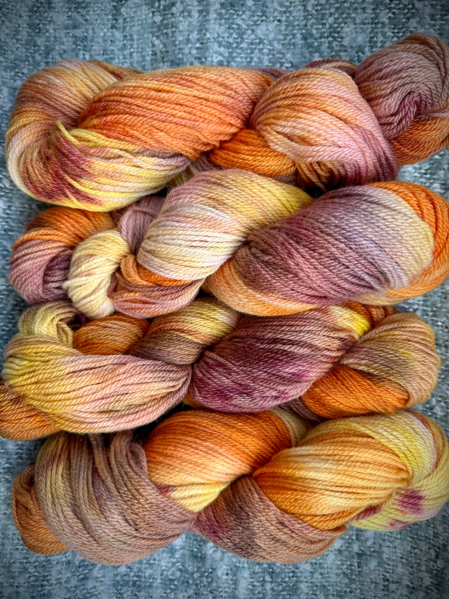 Pumpkin Spice – Falklands Merino DK, Hand Painted Yarn
