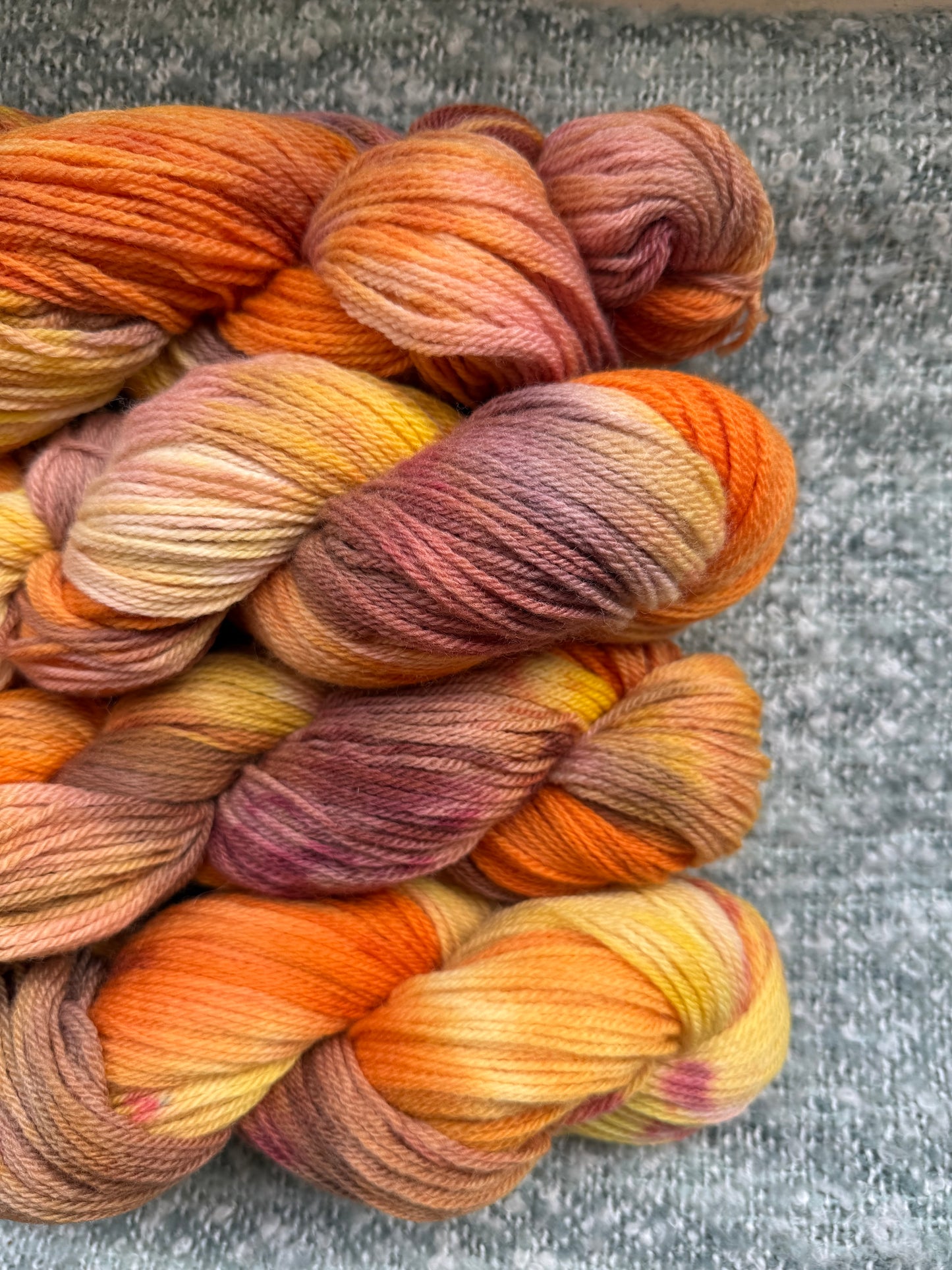 Pumpkin Spice – Falklands Merino DK, Hand Painted Yarn