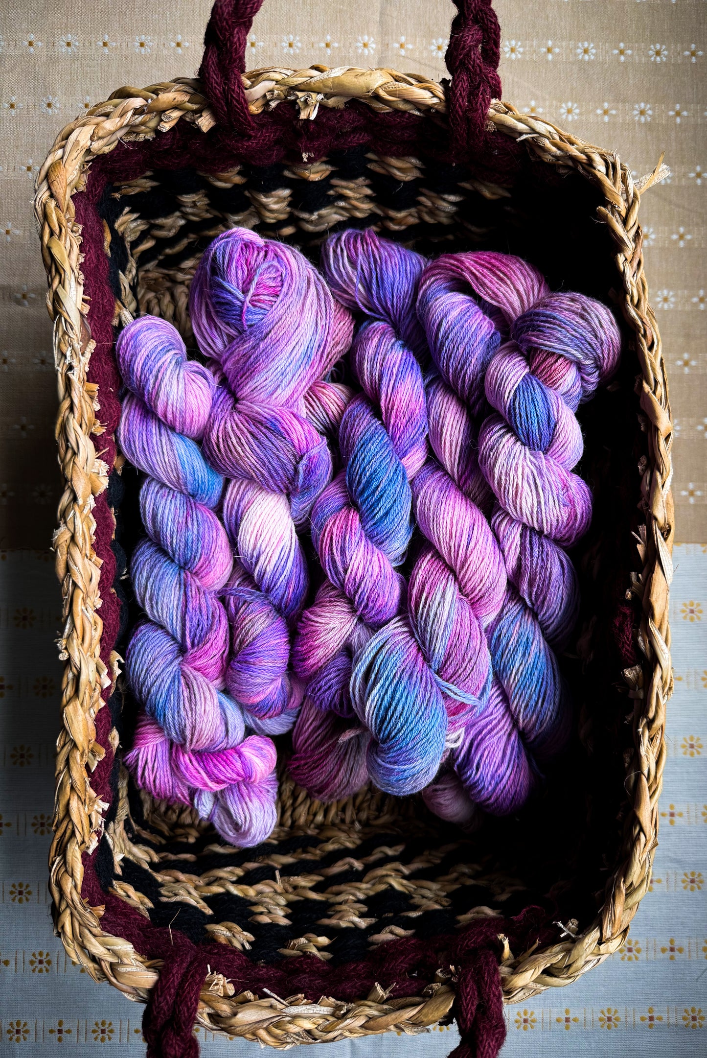 Moonflower Yarn Club – Monthly Hand Dyed 4ply Yarn Subscription (Seasonal Colourway + Extras)