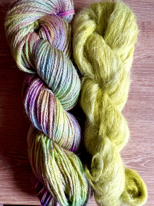 Matcha Cassis DK Kent Romney Wool