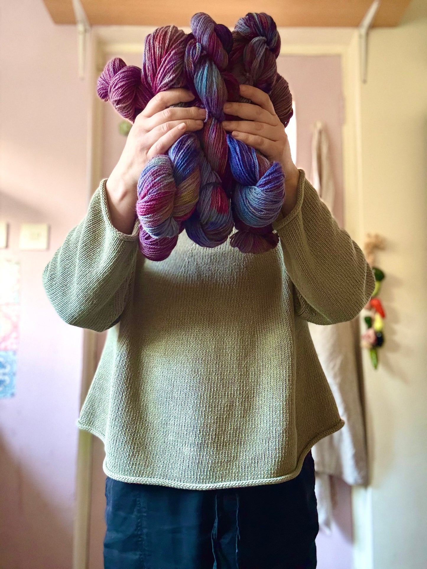 Iris Bloom- Amethyst DK Kent Romney